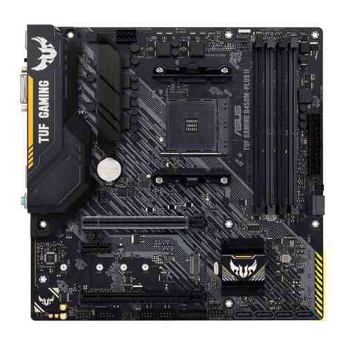 Материнская плата ASUS TUF GAMING B450M-PLUS II Soc-AM4 AMD B450 4xDDR4 mATX AC'97 8ch(7.1) GbLAN RA