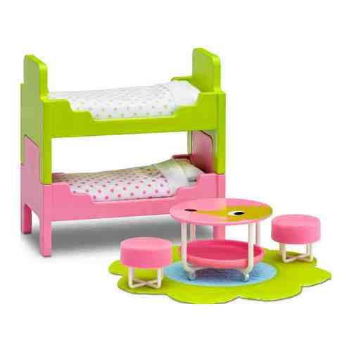 Мебель для домика Lundby LB_60209700 Смоланд Детская с 2 кроватями