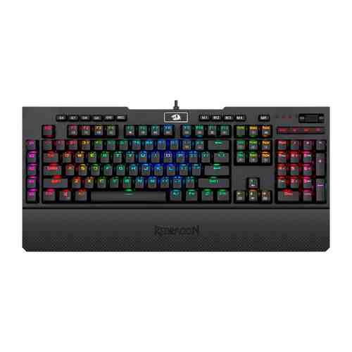 Механическая клавиатура Redragon Brahma RU RGB рег. громкости (77647)