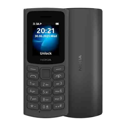 Мобильный телефон Nokia 105 4G DS Black NOK-16VEGB01A01