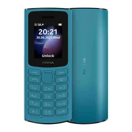 Мобильный телефон Nokia 105 4G DS Blue NOK-16VEGL01A01