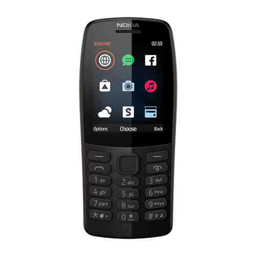 Мобильный телефон Nokia 210 DS (TA-1139) Black/черный