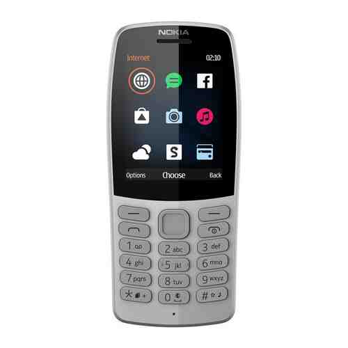 Мобильный телефон Nokia 210 DS (TA-1139) Grey/серый