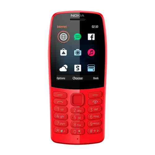 Мобильный телефон Nokia 210 DS (TA-1139) Red/красный