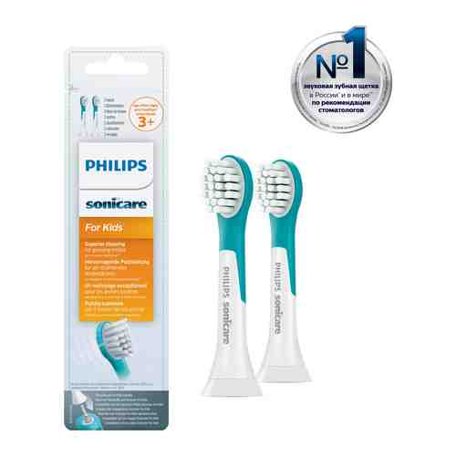 Набор мини-насадок Philips HX6032/33 Sonicare For Kids для детей 2 шт.