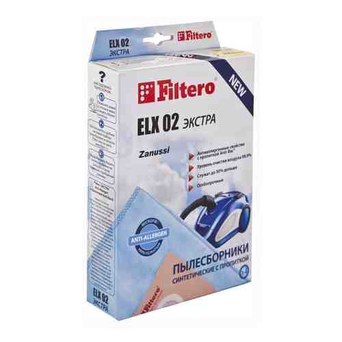 Набор пылесборников Filtero ELX 02 (4) ЭКСТРА Anti-Allergen