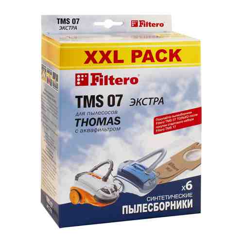 Набор пылесборников Filtero TMS 07 (6) XXL PACK ЭКСТРА