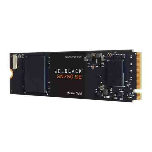 Накопитель SSD Western Digital Original PCI-E 4.0 x4 1Tb WDS100T1B0E Black SN750 SE M.2 2280