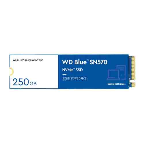 Накопитель SSD Western Digital Original PCI-E х4 250Gb WDS250G3B0C Blue SN570 M.2 2280