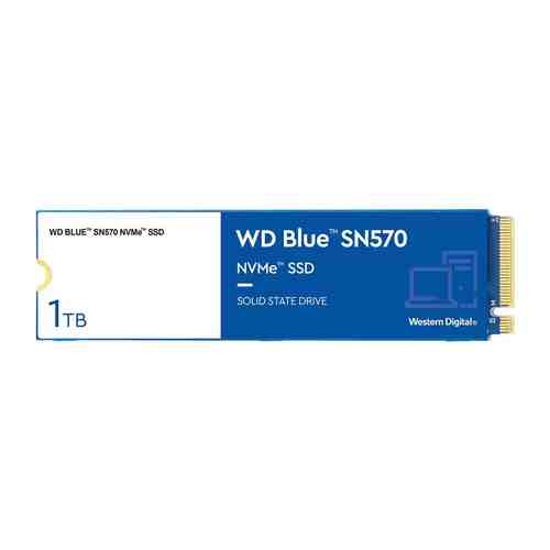 Накопитель SSD Western Digital Original PCI-E x4 1Tb WDS100T3B0C Blue SN570 M.2 2280