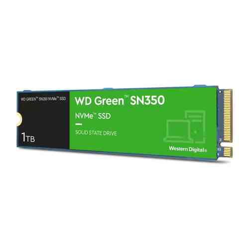 Накопитель SSD Western Digital Original PCI-E x4 1Tb WDS100T3G0C Green SN350 M.2 2280