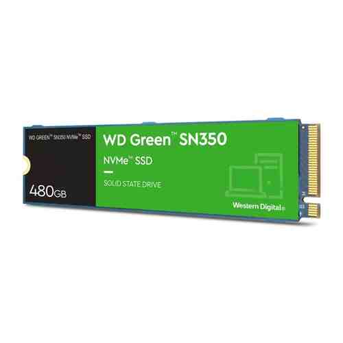 Накопитель SSD Western Digital Original PCI-E x4 480Gb WDS480G2G0C Green SN350 M.2 2280