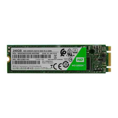 Накопитель SSD Western Digital Original SATA III 240Gb WDS240G2G0B Green M.2 2280