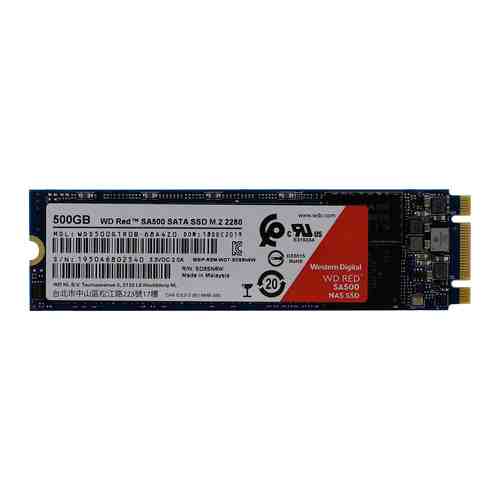 Накопитель SSD Western Digital Original SATA III 500Gb WDS500G1R0B Red SA500 M.2 2280