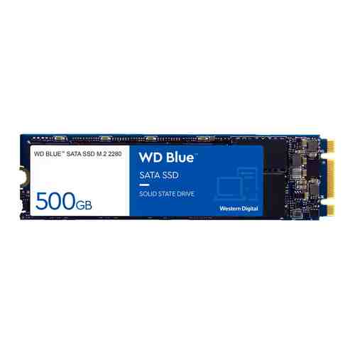 Накопитель SSD Western Digital Original SATA III 500Gb WDS500G2B0B Blue M.2 2280