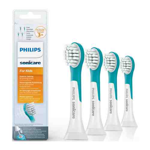 Насадка Philips Sonicare For Kids HX6034/33 для детей от 3 лет 4 шт