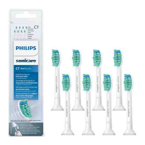 Насадка Philips Sonicare HX6018/07 ProResults для удаления налёта 8 шт