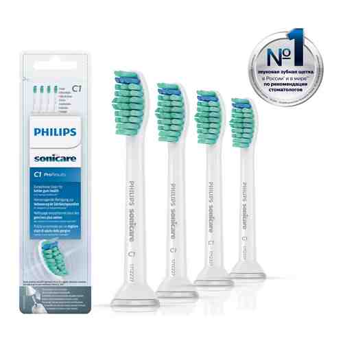 Насадка Philips Sonicare ProResult HX6014/07 для эффективного удаления налёта 4 шт.