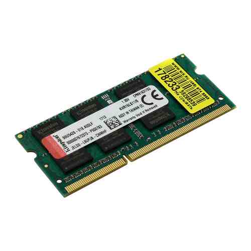 Оперативная память Kingston DDR3L 8Gb 1600MHz KVR16LS11/8WP VALUERAM RTL PC3-12800 CL11 SO-DIMM 204-pin 1.35В