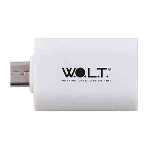 Переходник W.O.L.T. USB-microUSB OTG WOTG1 белый