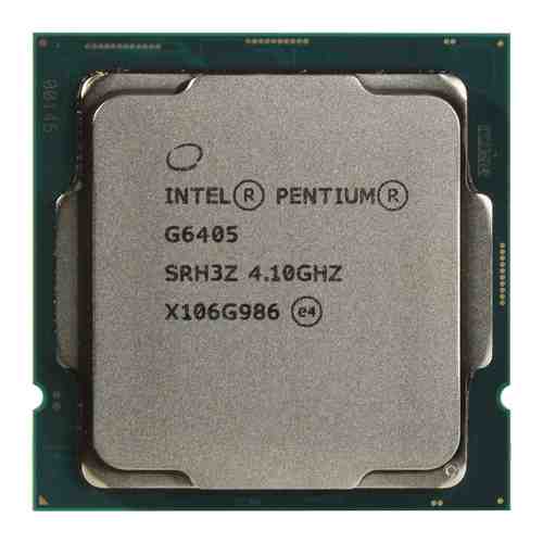 Процессор Intel Pentium G6405 Comet Lake 4100 МГц Cores 2 4Мб Socket LGA1200 58 Вт GPU UHD 610 BOX BX80701G6405SRH3Z