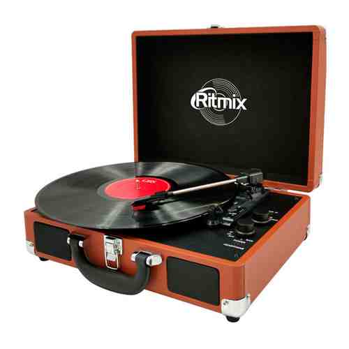 Проигрыватель виниловых дисков Ritmix LP-160B Brown