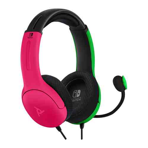 Проводная игровая гарнитура PDP для Nintendo LVL40 Pink Green