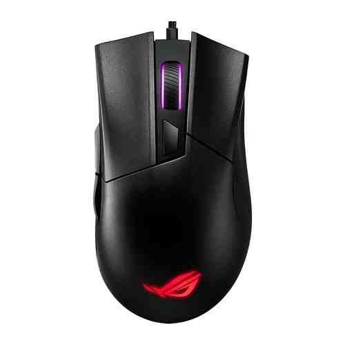 Проводная игровая мышь ASUS ROG Gladius II Core черная 90MP01D0-B0UA00