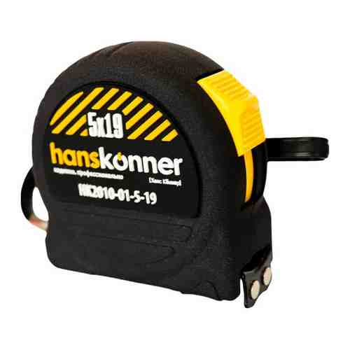 Рулетка Hanskonner HK2010-01-5-19 5x19 2 стопа противоударный корпус