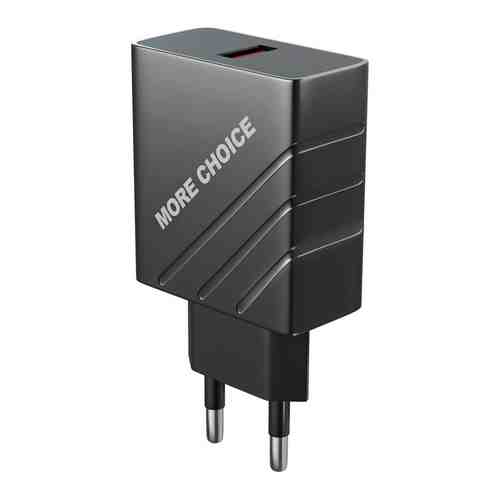 Сетевое ЗУ MoreChoice 1USB 3.0A QC3.0 быстрая зарядка NC51QC (Black)