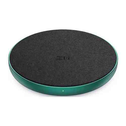 СЗУ Zmi Wireless Charger QC 2.0 (WTX11 BlackGreen ALCANTARA) черно-зеленый