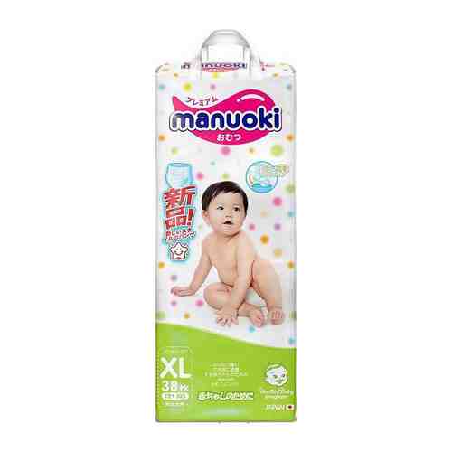 Трусики-подгузники Manuoki XL 12 кг 38 шт JPM 003