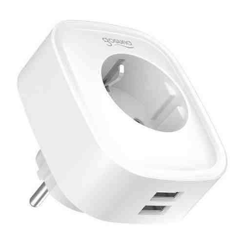 Умная розетка Gosund Smart plug 2 USB outlet total 2.1A белый (SP112)