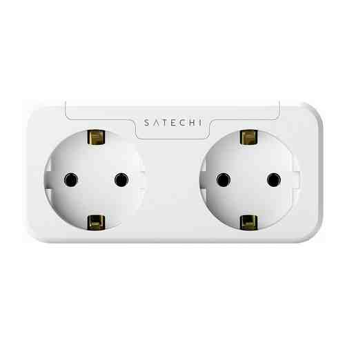 Умная Wi-Fi розетка Satechi Homekit Dual Smart Outlet (ST-HK2OAW-EU)