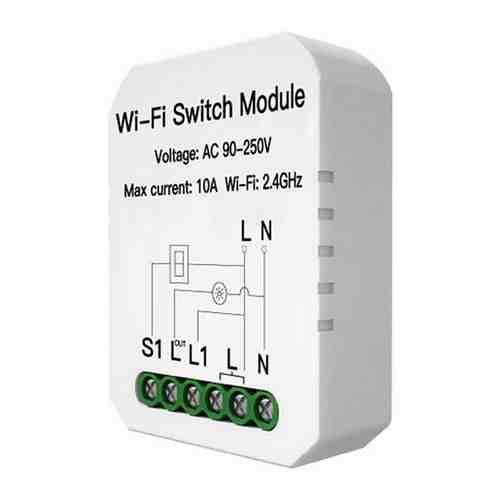 Умное реле Moes Wi-Fi RF Switch Module модели MS-104