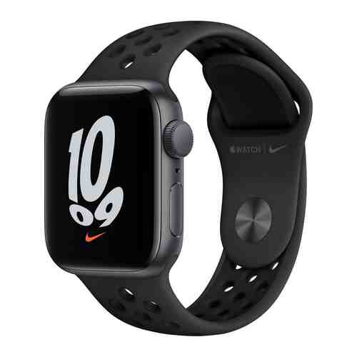 Умные часы Apple Watch Nike SE 40mm MKQ33RU/A Space Grey Aluminium Case Anthracite/Black Nike Band