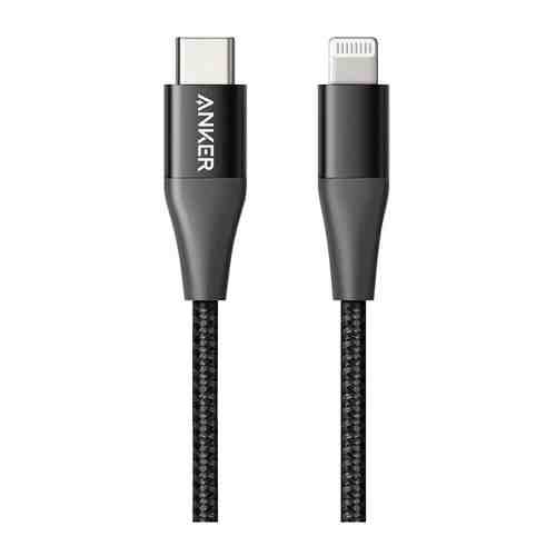 USB кабель ANKER A8652 60W C->8pin MFI 0.9м BK