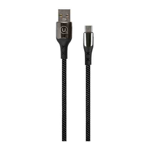 USB кабель Usams US-SJ319 U27 USB - Type-C с индикатором 5А черный (SJ319USB01)