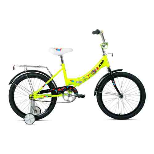 Велосипед Altair ALTAIR CITY KIDS 20 COMPACT 2022 рост 13'' ярко-зеленый