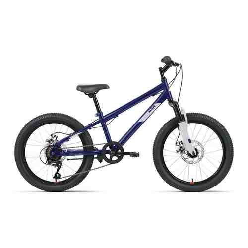 Велосипед Altair ALTAIR MTB HT 20 2.0 D 2022 рост 10.5'' темно-синий/серебристый