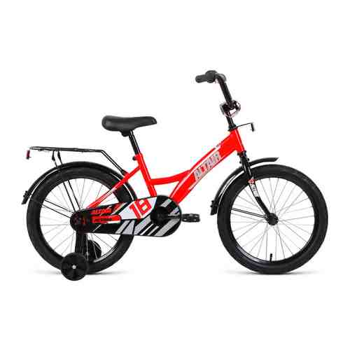 Велосипед Altair KIDS 18 (18'' 1 ск.) 2020-2021 красный/серебристый 1BKT1K1D1006