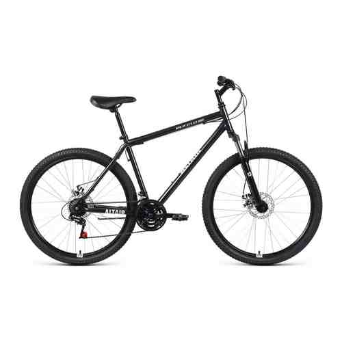 Велосипед Altair MTB HT 27 5 2.0 disc (27 5'' 21 ск. рост 17'') 2020-2021 черный/серебристый RBKT1MN7Q008