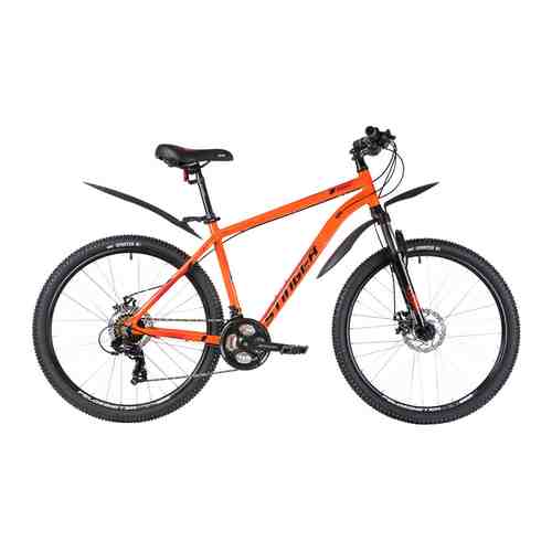 Велосипед Stinger 26'' ELEMENT EVO оранжевый алюминий размер 18'' 26AHD.ELEMEVO.18OR