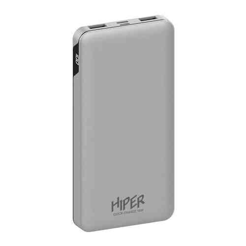 Внешний аккумулятор Hiper MFX 10000 10000mAh 3A QC PD 3xUSB серебристый (MFX 10000 SILVER)