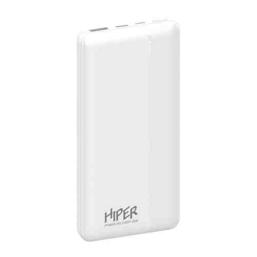 Внешний аккумулятор Hiper MX Pro 10000 10000mAh 3A QC PD 2xUSB белый (MX PRO 10000 WHITE)