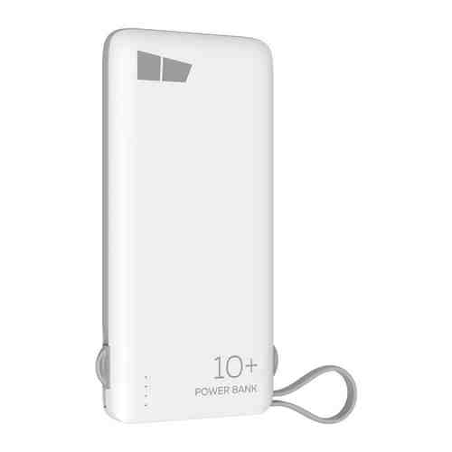 Внешний аккумулятор MoreChoice 10000mAh Smart 2USB 2.1A PB42S-10 (White)