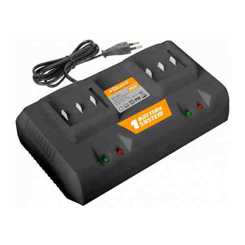 Зарядное устройство Sturm SBC1822 1BatterySystem 18 В 2 x 4 А для двух батарей