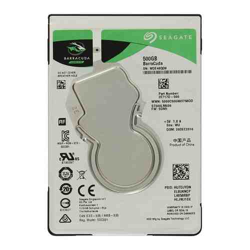 Жесткий диск HDD Seagate Original SATA-III 500Gb ST500LM030 Barracuda (5400rpm) 128Mb 2.5''