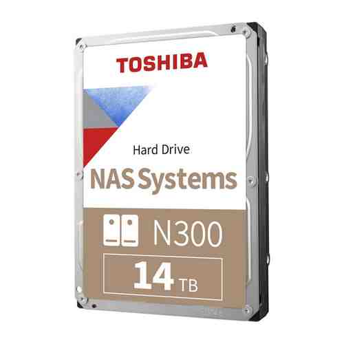 Жесткий диск HDD Toshiba SATA-III 14Tb HDWG31EEZSTA NAS N300 (7200rpm) 512Mb 3.5'' Rtl