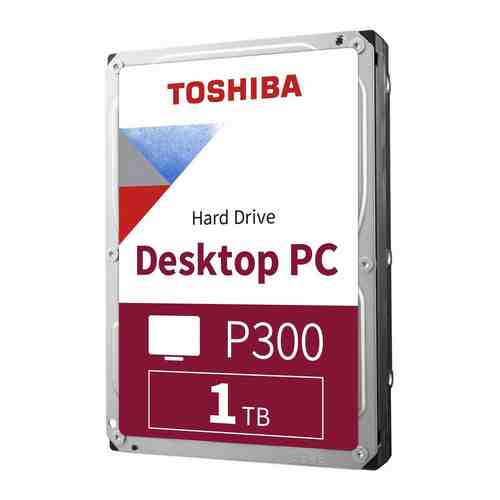 Жесткий диск HDD Toshiba SATA-III 1Tb HDWD110EZSTA P300 (7200rpm) 64Mb 3.5'' Rtl